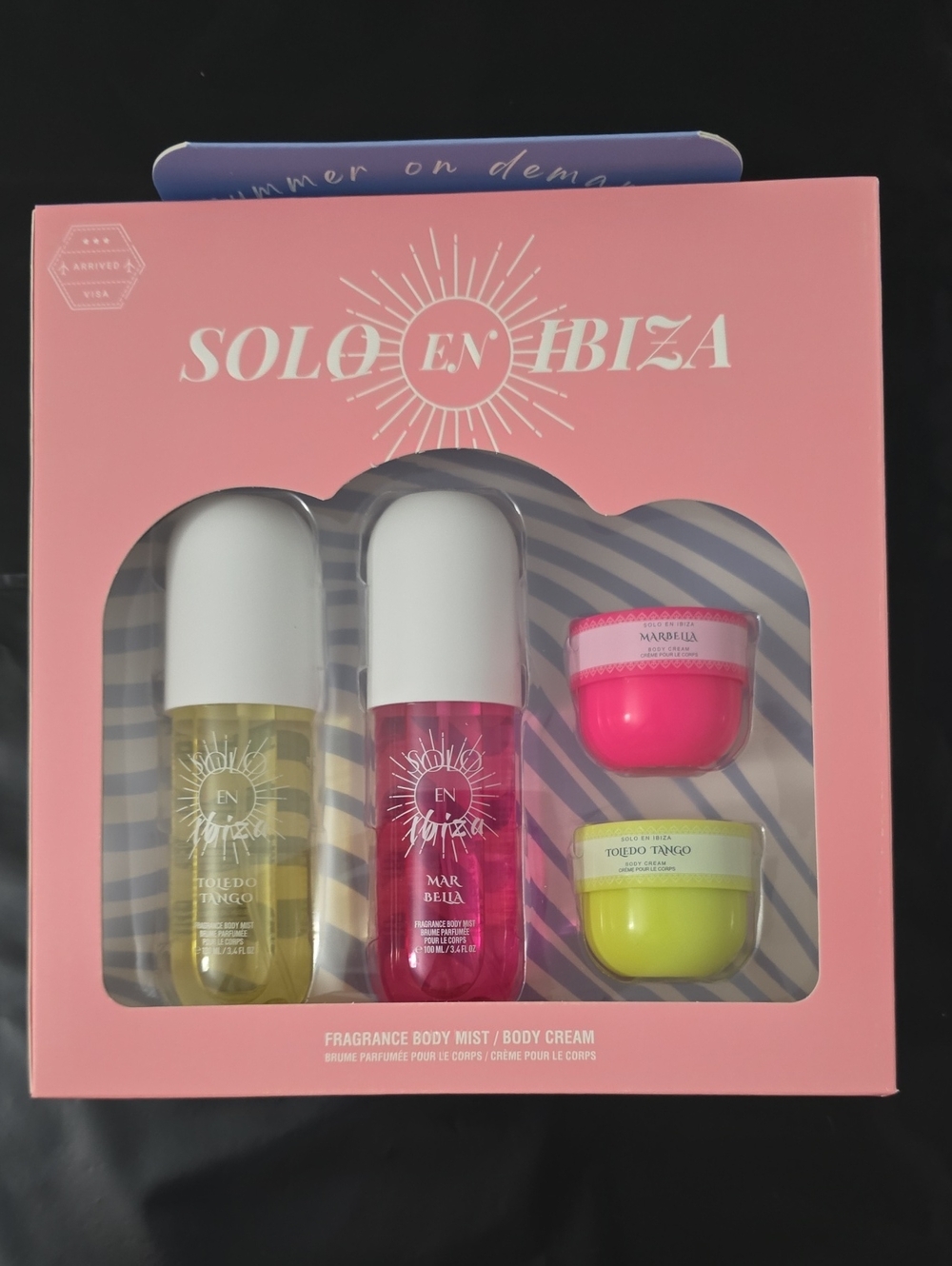 Fragrance Body Mist & Cream SOLO IN IBIZA
